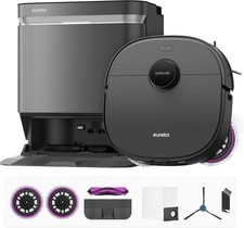 Eureka J15 Ultra Robot Vacuum Cleaner and Mop, 19,000 Pa Suction, Black