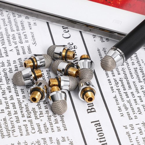 10 pièces stylo pointe condensateur tête de remplacement stylet embouts disque enfant - Photo 7/11