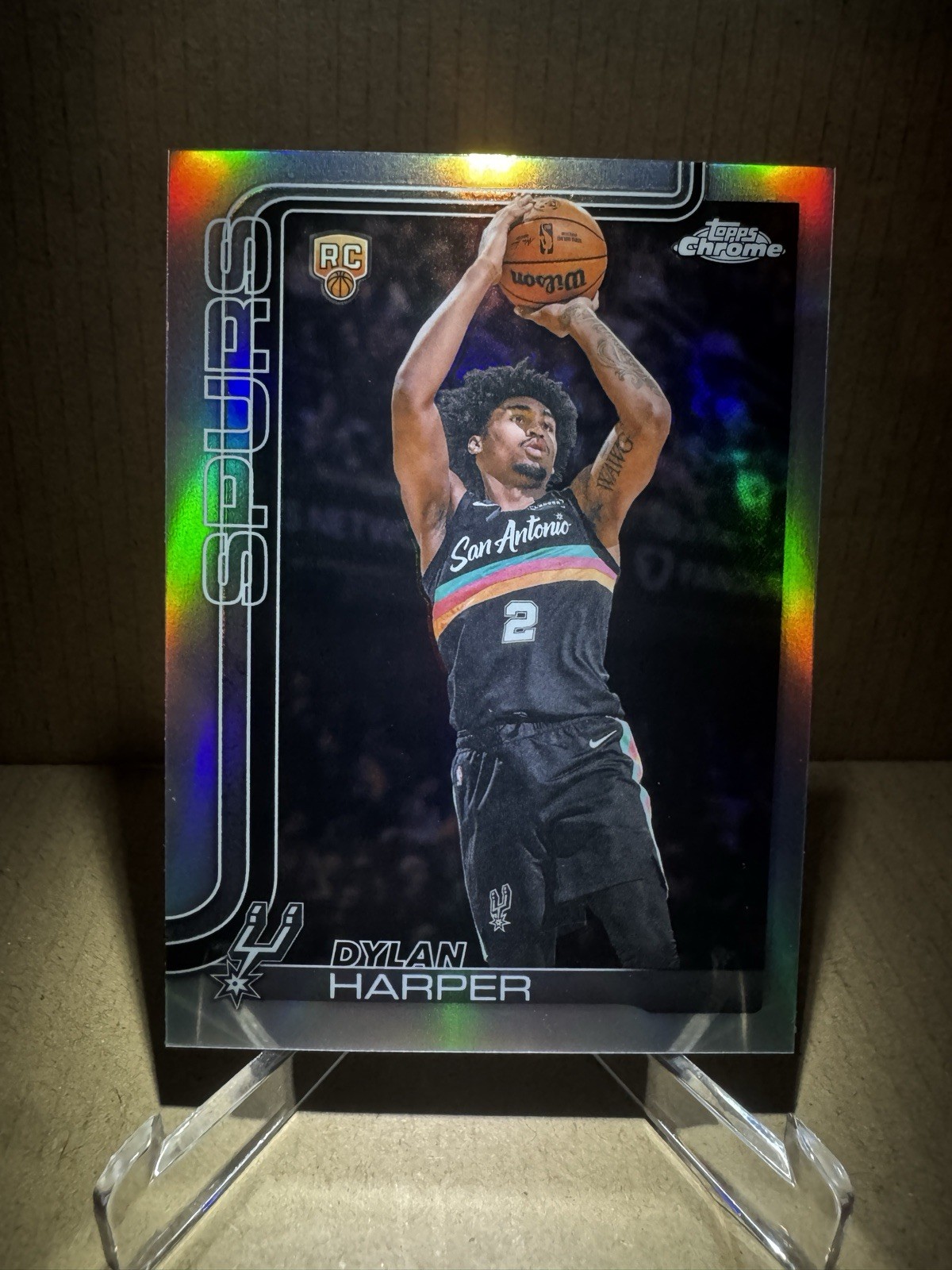 2025-26 Topps Chrome - Dylan Harper #252 Refractor (RC)