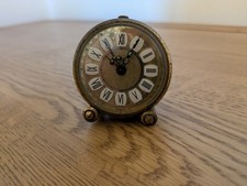 Antique Blessing Table Alarm Clock Manufactured In West Germany PRD