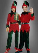 FORUM DELUXE SANTA'S HELPER ELF COSTUME UNISEX ADULT XL UP TO CHEST SIZE 42