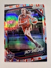 2025 Panini Prizm WNBA Logo Prizm #113 Jacy Sheldon - Mystics