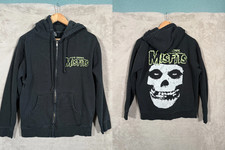 Reprinted Misfits Hoodie Tour Exclusive Full Zip Glenn Danzig Size S-3XL QT1465