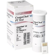 CoaguChek XS PT Test 24ct Strips Expiration 03/2027