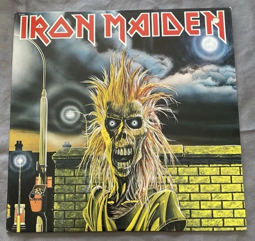 Iron Maiden Iron Maiden LP Vinyl 1980 Capitol Harvest ST-12094 12" 33 RPM