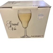 Set Of 6 Tulip Champagne Flutes 8.5oz Glasses...