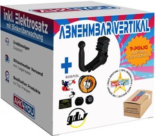 GDW ANHÄNGERKUPPLUNG für Audi Q8 18-23 vertikal abnehmbar + 7-pol ES ABE