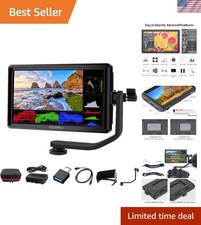 Professional 6 Inch DSLR Monitor Bundle - 4K HDMI, Battery  Carry Case Included