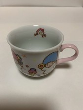 Sanrio Little Twin Stars Mug Kiki Lala Pink Handle Japan Vintage