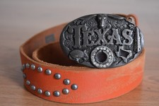 Vintage Gap Studded Women's Genuine Leather Made in Italy Brown Belt Women  s S