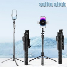 68" Professional Cell Phone Holder Camera Tripod Stand Remote Selfie Stick ADL