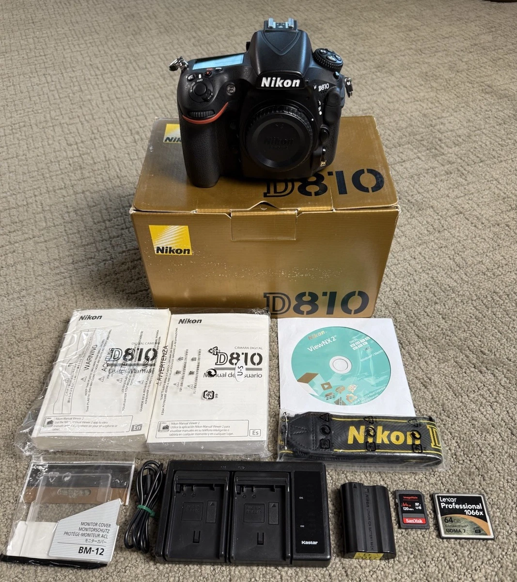 新品未使用　Nikon D810 Amazon | Nikon d810 36.3 MP 1080p fx-format DSLRカメラ(ボディのみ