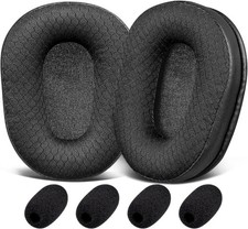 Replacement Mesh Earpads for BlueParrott B450/S450 450XT Bluetooth Headset Black