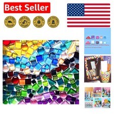 Smooth Finish 0.4  DIY Mosaic Tiles: Polished Assorted Colors for Art Projects