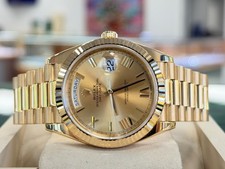 Rolex Day-Date President 40mm 228238 Champagne Roman Dial Watch BOX & PAPERS 8