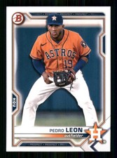 2021 Bowman Draft #BD-92 Pedro Leon Houston Astros 63128