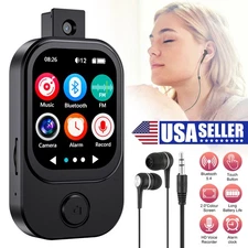 32GB Bluetooth 5.4 HiFi MP3 Music Player FM Radio Voice Recorder With Camera