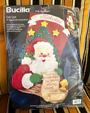 Bucilla Felt Christmas Stocking Kit - Dear Santa Jumbo read description