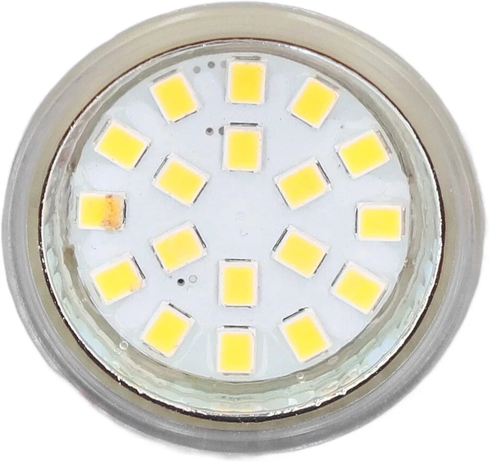 MR11 GU4 LED Lampadina FARETTO 6500K Freddo 18 SMD 12V 24V CAMPER CASA BAGNO - Immagine 3 di 4