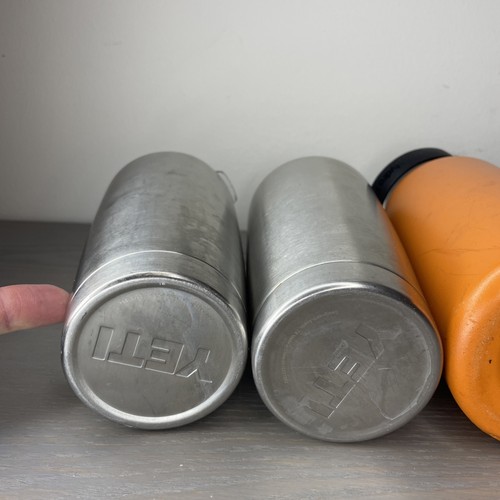 Yeti Hydroflask Bundle Lot Hiking Trail Silver Green Orange 32 40 Oz Rambler - Picture 15 of 17