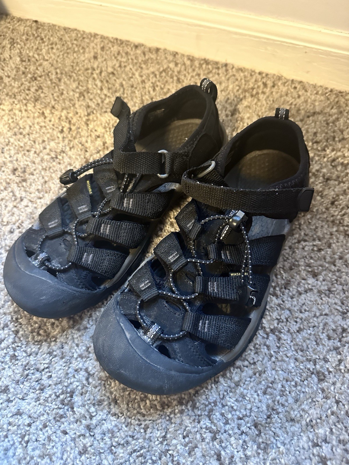 APL Sandali da trekking KEEN Big per bambini Newport H2 neri taglia 5