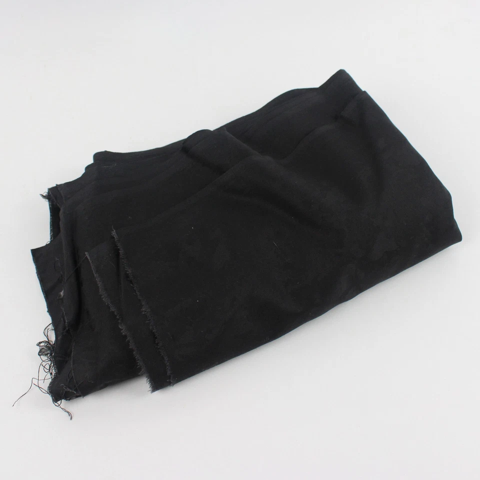 Tela acolchada de algodón damasco negro 44" x 5 yardas Foto 3 de 4