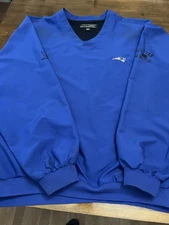 CUTTER & BUCK. NEW England Patriots Mens XL BLUE Pullover Jacket. 
