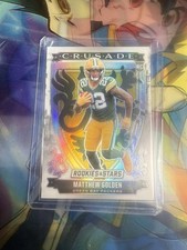 2025 Rookies and Stars Matthew Golden RC Crusade white prizm /149 GB Packers #16