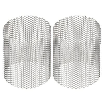 2 Pcs 35mm OD Strainer Mesh, 40mm H Screen Y Strainer Filter Valve Mesh Screen