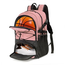 Basketball Backpack Large Sports Bag with Separate Ball holder Shoes comp...