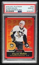 2015 O-Pee-Chee Platinum Retro Rainbow Red 9/15 Evgeni Malkin PSA 10 GEM MT 19zb