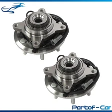 2 Front Wheel Bearing and Hub Assembly 4x4 2018 - 2020 For Ford F-150 w/ABS 6LUG