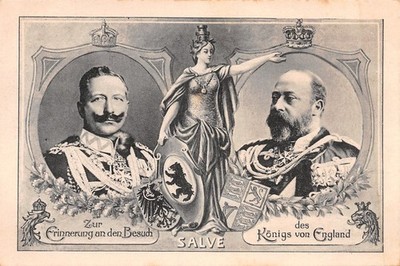 415098) AK Adel Preußen - Staatsbesuch Kaiser Wilhelm II Bei George von England