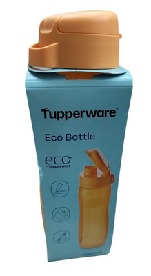 Tupperware Trinkflasche Eco Bottle wiederverwendbar 500 ml orange