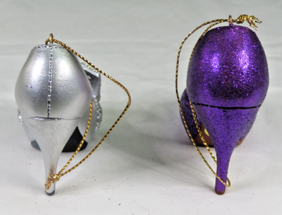 Set of 7 Metropolitan Museum of Art Shoe Christmas Ornaments 2012