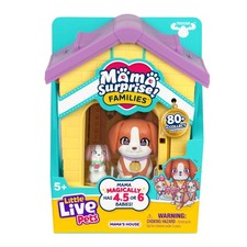 Little Live Pets Mama Surprise Families Dog House Play Set BEAGLE NEW AND SEAL