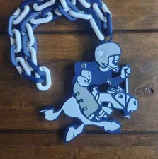 Dallas Cowboys Retro Logo Jumbo Chain Necklace – Bold NFL Fan Statement