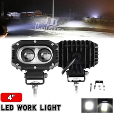 4inch 6000LM LED Work Pods Light Bar Spot Truck Offroad 4WD Driving Fog Light