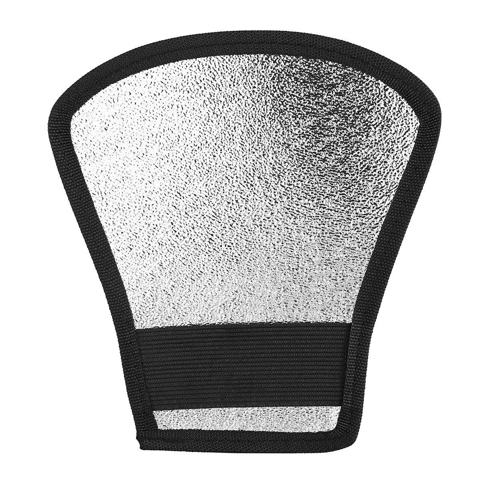 Flash Diffuser Two-Side Silver&White Reflector for Canon Nikon Yongnuo Speedlite - Image 4 of 4