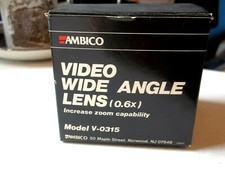NIB AMBICO VIDEO WIDE ANGLE LENS MODEL V-0315