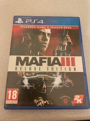 PS4 Playstation Mafia III Deluxe Edition Pal Version game ( free ship to cdn )