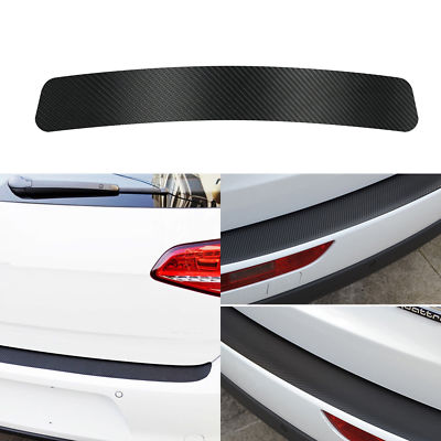 Carbon Fiber Car Rear Guard Bumper 4D Sticker Panel Protector Anti- scratch