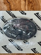 New Alloway Rau Farm Equipment Implements Farmer Farming Vintage Belt Buckle