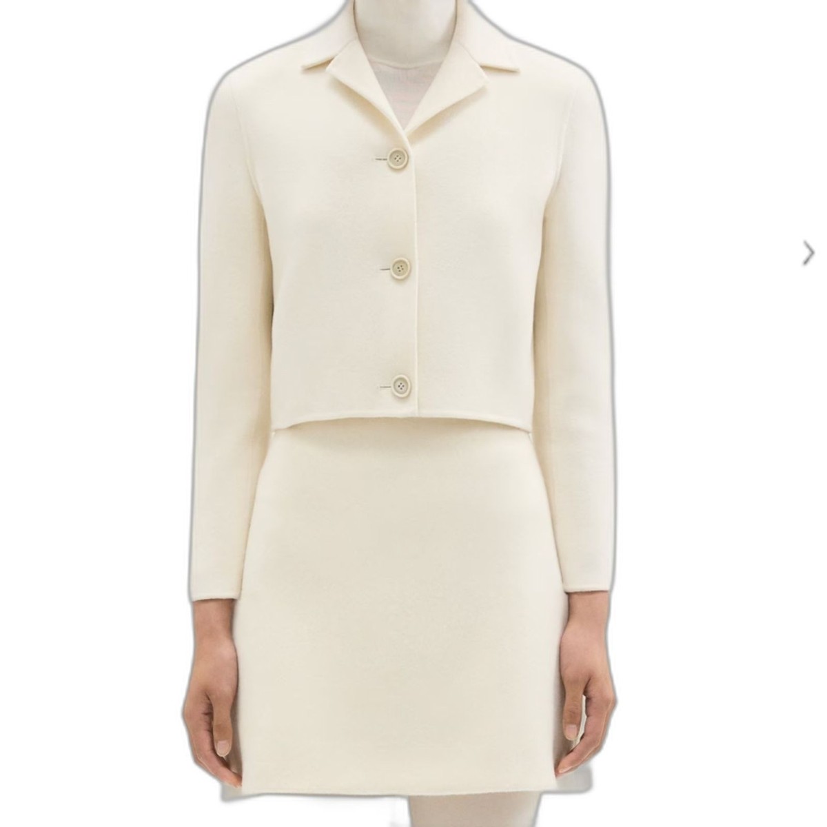 Vintage ninesix ny 96 South Korean Boutique Wool Cream Suit