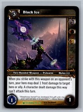 World of Warcraft TCG Black Ice 190/220 WOW Scourgewar Icecrown