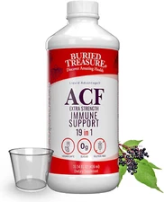 ACF Extra Strength Immune Support, 16Oz. with Dose Cup, Vitamins and Herbs, D...