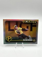 Jack Suwinski 2024 Topps Series 2 #390 Rainbow Foil Pittsburgh Pirates