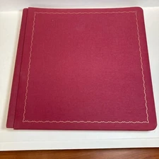 Memories Forever Scrapbook Album Dusty Rose Dark Pink New Open 12x12