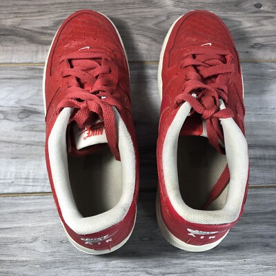 Nike Air Force 1 LV8 Shoes GS Boys 7Y Red Croc Print Sneakers