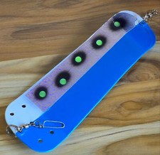 Kingfisher Tackle Flasher 11" Reflects Light Split Ring Coast Lock Snap Swivel